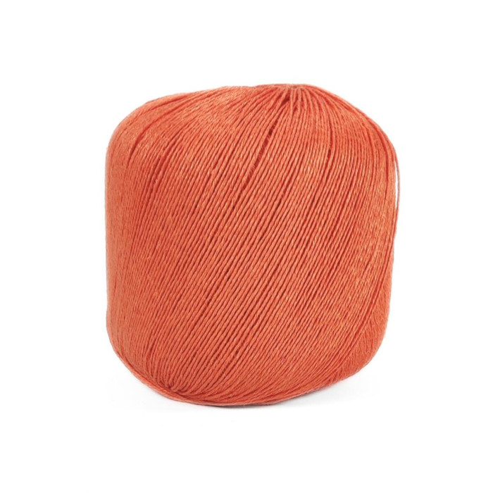 08897 Пряжа Lana Gatto Fresh, 50г - 163м, помаранчевий, 100% льон