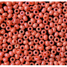 09451 10/0 чеський бісер Preciosa, 50 г, кораловий, райдужний
