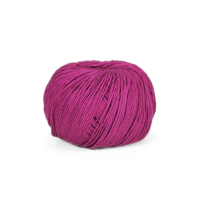 09515 Пряжа Lana Gatto Silky, 50г - 214м, фуксія, 100% шовк