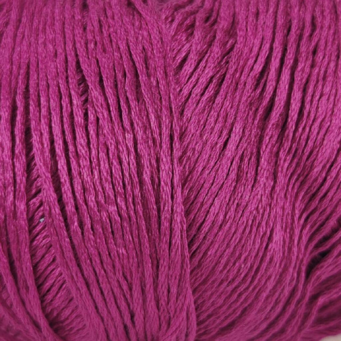 09515 Пряжа Lana Gatto Silky, 50г - 214м, фуксія, 100% шовк