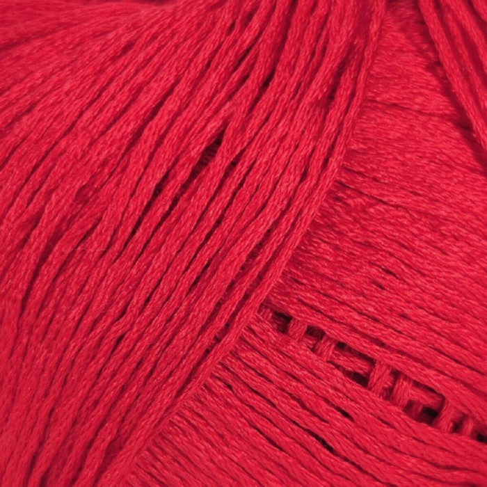 09516 Пряжа Lana Gatto Silky, 50г - 214м, червоний, 100% шовк