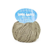 09517 Пряжа Lana Gatto Silky, 50г - 214м, пісок, 100% шовк
