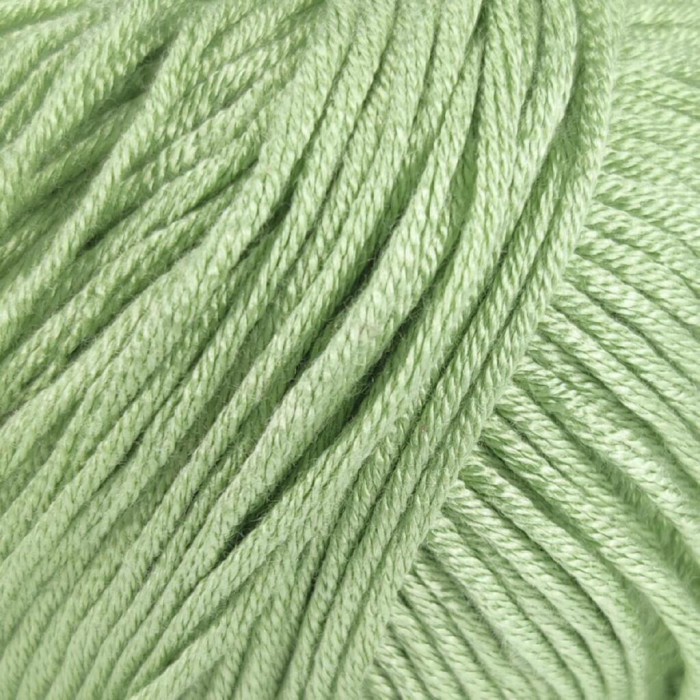 09652 Пряжа Lana Gatto Sugar, 50г - 125м, світло-зелений, 100% віскоза