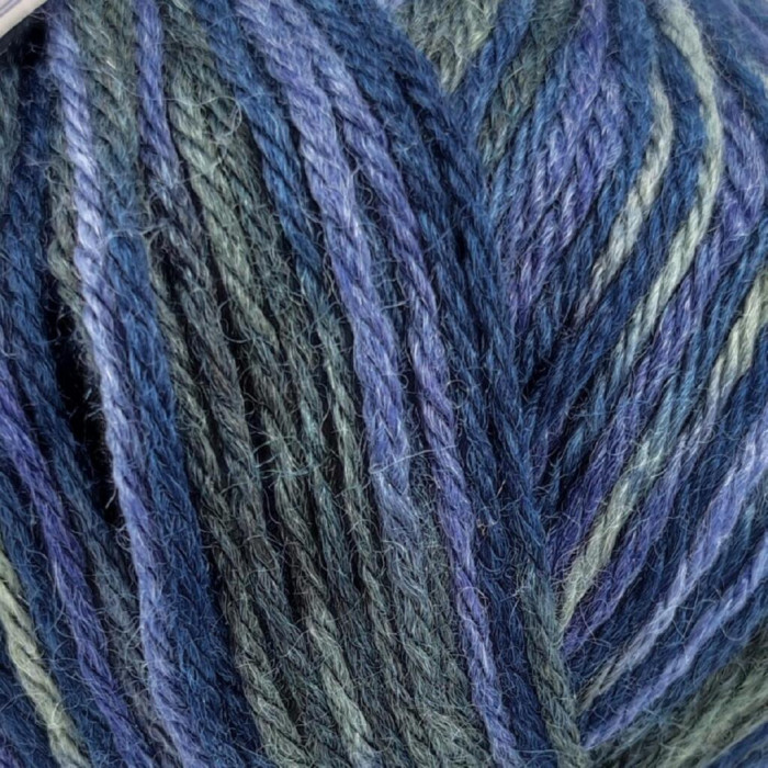 1 Пряжа Campolmi Filati Svezia Fantasie, 100г - 250м, мультіколор, 50% вовна, 25% акрил