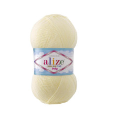 1 Пряжа Cotton Gold Fine Baby 100г-470мм (кремовий). Alize