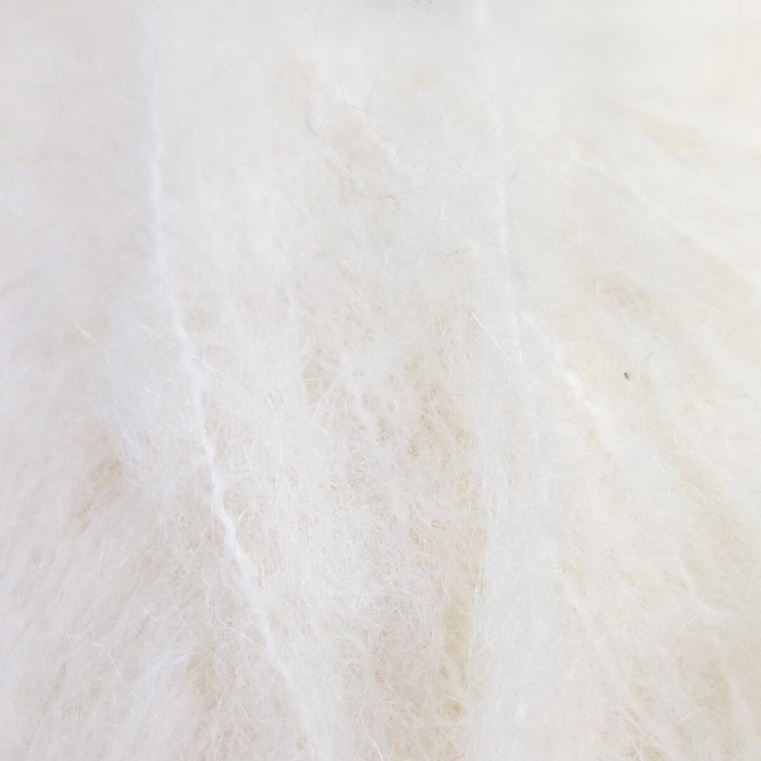 1 Пряжа Laines du Nord Alpaca Brushed, 50г - 115м, білий, 50% альпака, 35% вовна, 15% нейлон