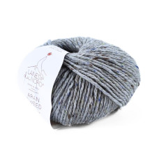 1 Пряжа Laines du Nord Aran Tweed, 50г - 90м, сіро-блакитний, 30% альпака файн, 50% вовна, 20% віскоза