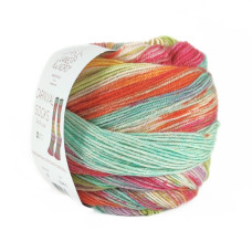 1 Пряжа Laines du Nord Carnival Sock, 100г - 420м, мультіколор, 75% вовна, 25% нейлон