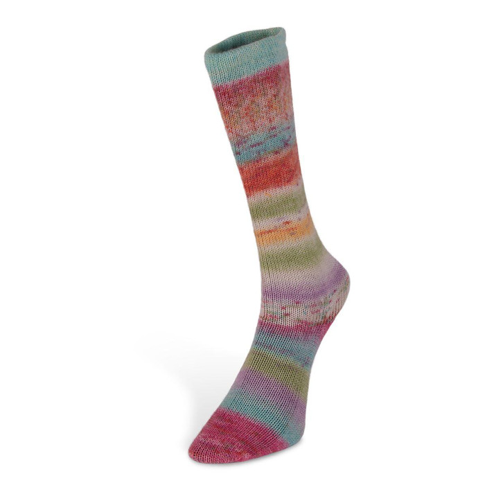 1 Пряжа Laines du Nord Carnival Sock, 100г - 420м, мультіколор, 75% вовна, 25% нейлон