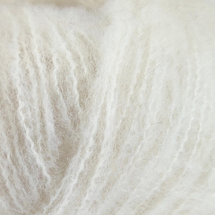 1 Пряжа Laines du Nord Cashsilk Light, 25г - 145м, білий, 68% вовна, 22% шовк, 10% кашемір