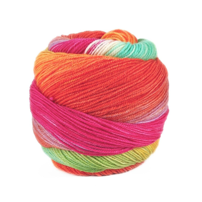 1 Пряжа Laines du Nord Harmonious Sock, 100г - 420м, різнокольоровий, 75% вовна, 25% нейлон