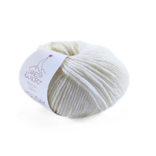 1 Пряжа Laines du Nord Holiday, 50г - 125м, білий, 70% вовна, 30% акрил