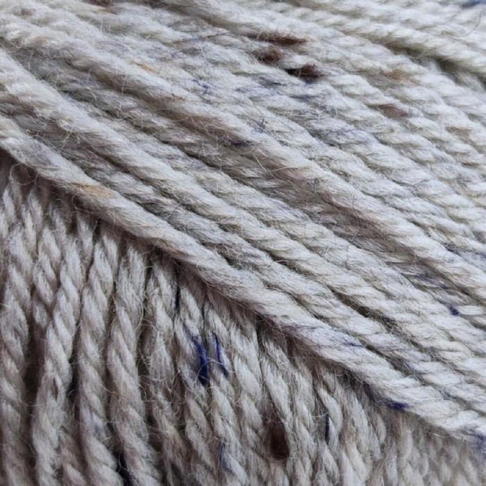 1 Пряжа Laines du Nord Holiday Tweed, 50г - 125м, світло-сірий, 50% вовна, 39% акрил, 11% віскоза