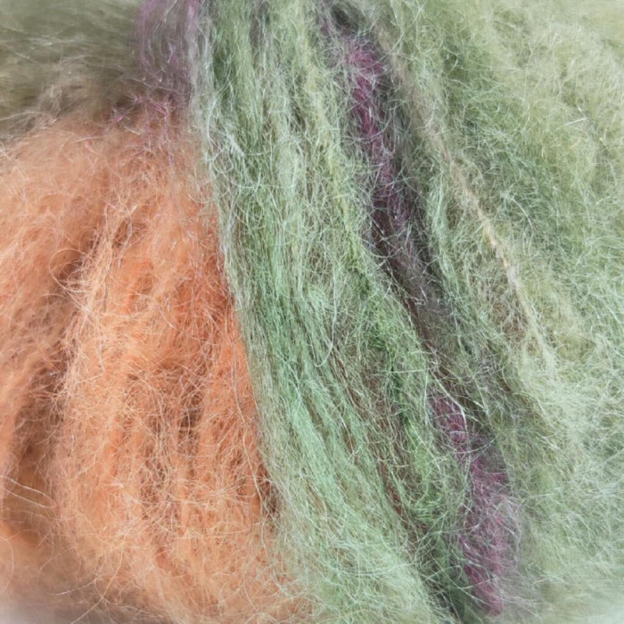 1 Пряжа Laines du Nord Mohair Trend Print, 50г - 115м, різнокольоровий, 63% мохер, 26% вовна, 11% нейлон