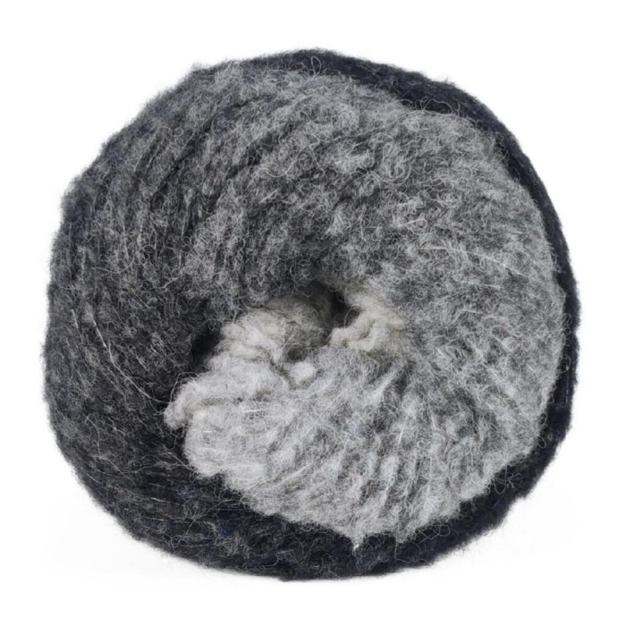 1 Пряжа Laines du Nord Piuma Alpaca Degrade,100г - 250м, різнокольоровий, 48% альпака, 44% лана без мюлесінгу, 8% нейлон