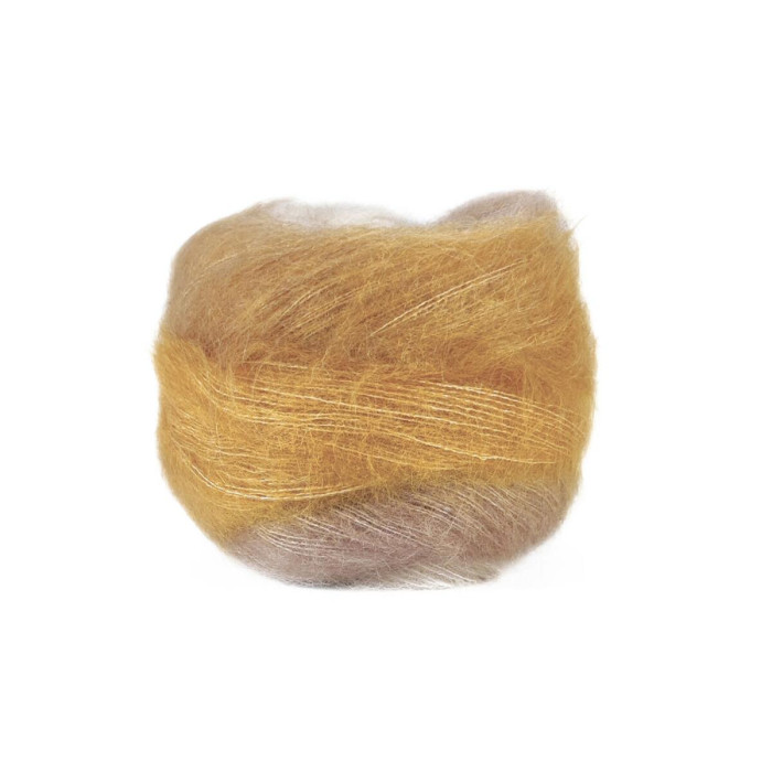 1 Пряжа Laines du Nord Poema Mohair, 150г - 600м, різнокольоровий 70% кід мохер, 30% шовк