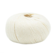 1 Пряжа Laines du Nord Soft Lino, 50г - 135м, молочний, 80% льон, 20% бавовна