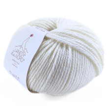 1 Пряжа Laines du Nord Twist, 100г - 125м, білий, 70% вовна, 30% акрил