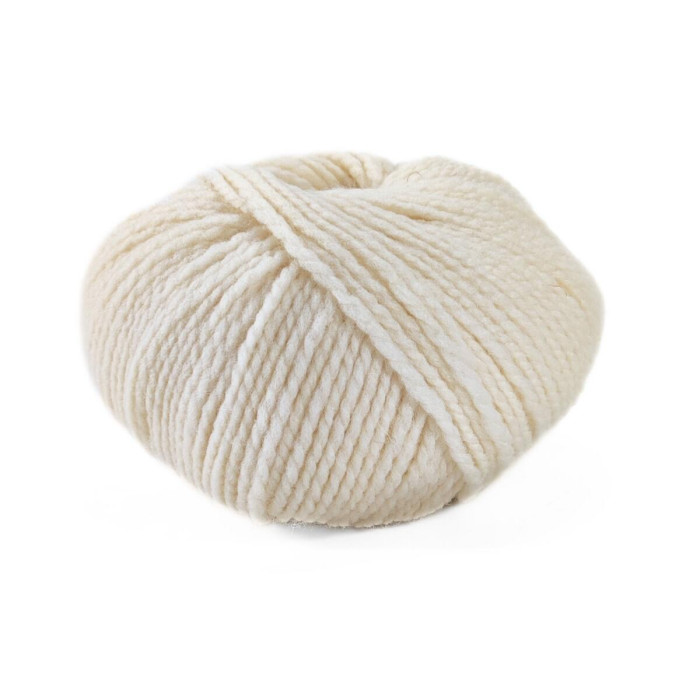 1 Пряжа Laines du Nord Vasto, 50г - 125м, молочний, 100% меринос