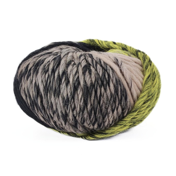 1(2025) Пряжа Laines du Nord Young Trendy, 80г - 100м, різнокольоровий, 100% вовна