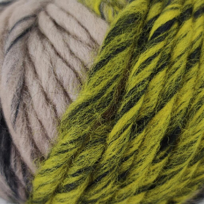 1(2025) Пряжа Laines du Nord Young Trendy, 80г - 100м, різнокольоровий, 100% вовна