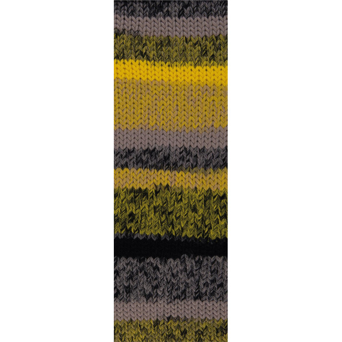 1(2025) Пряжа Laines du Nord Young Trendy, 80г - 100м, різнокольоровий, 100% вовна