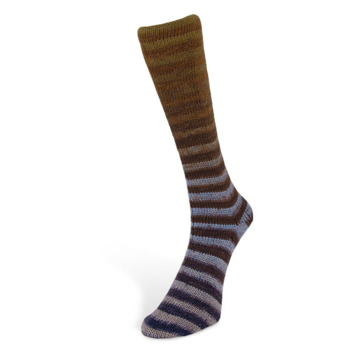 1 Пряжа шкарпеткова Laines du Nord Paint Sock 6 PLY,150г - 400м, різнокольоровий, 75% вовна, 25% нейлон