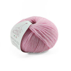 10 Пряжа Laines du Nord Mercerized Merino, 50г - 125м, рожевий, 100% вовна