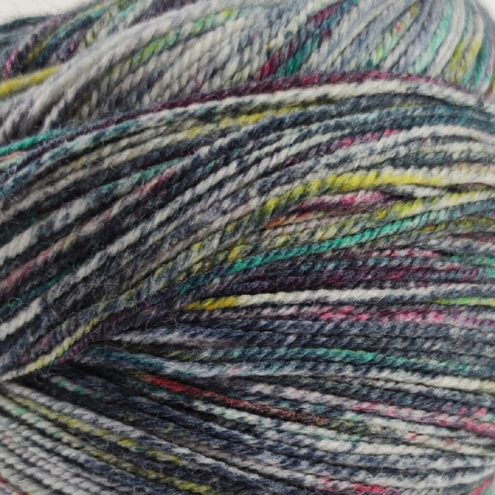 10 Пряжа Laines du Nord Paint Gradient Sock, 100г - 420м, різнокольоровий, 75% вовна, 25% нейлон