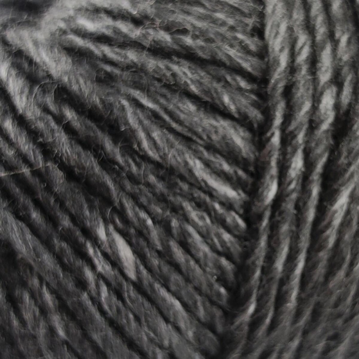 10 Пряжа Laines du Nord Silky Wool, 50г - 100м, антрацит, 80% вовна, 20% шовк