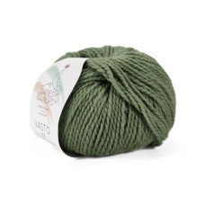 10 Пряжа Laines du Nord Vasto, 50г - 125м, оливковий, 100% меринос