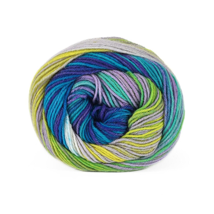 10 Пряжа шкарпеткова Laines du Nord Paint Sock 6 PLY,150г - 400м, різнокольоровий, 75% вовна, 25% нейлон