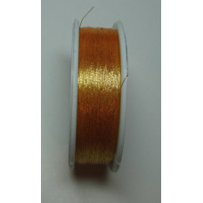 100-4 Spark Beads Алюр металлизированая нитка, колір золото помаранчеве 100 м.
