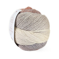 100 Пряжа Laines du Nord Poema Cashmere, 100г - 400м, різнокольоровий, 80% меринос 16 мікрон, 20% кашемір