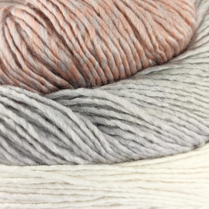 100 Пряжа Laines du Nord Poema Cashmere, 100г - 400м, різнокольоровий, 80% меринос 16 мікрон, 20% кашемір