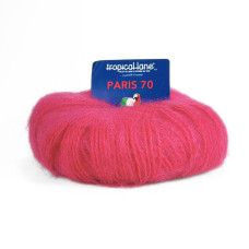 100 Пряжа Tropical Lane Paris 70, 40г - 120м, полуничний, 70% кід мохер, 30% акрил