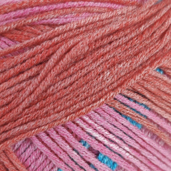 100 Пряжа шкарпеткова Laines du Nord Summer Sock, 80г - 340м, різнокольоровий, 88% бавовна, 12% нейлон