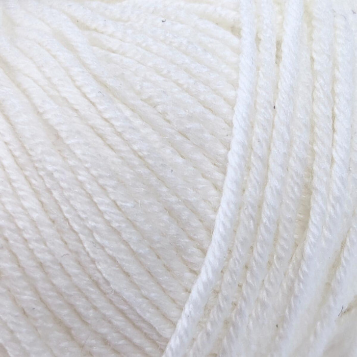 10001 Пряжа Lana Gatto Feeling, 50г - 140м, білий, 70% вовна, 20% шовк, 10% кашемір