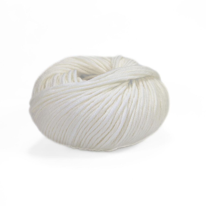 10001 Пряжа Lana Gatto Maxi Soft, 50г - 90м, білий, 100% меринос екстрафайн