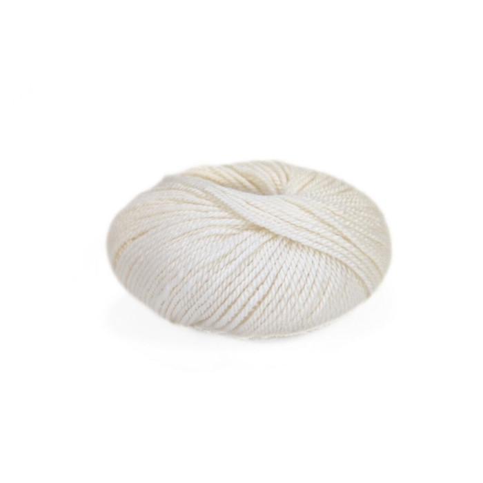 10001 Пряжа Lana Gatto Prestige, 25г - 75м, білий, 100% кашемір