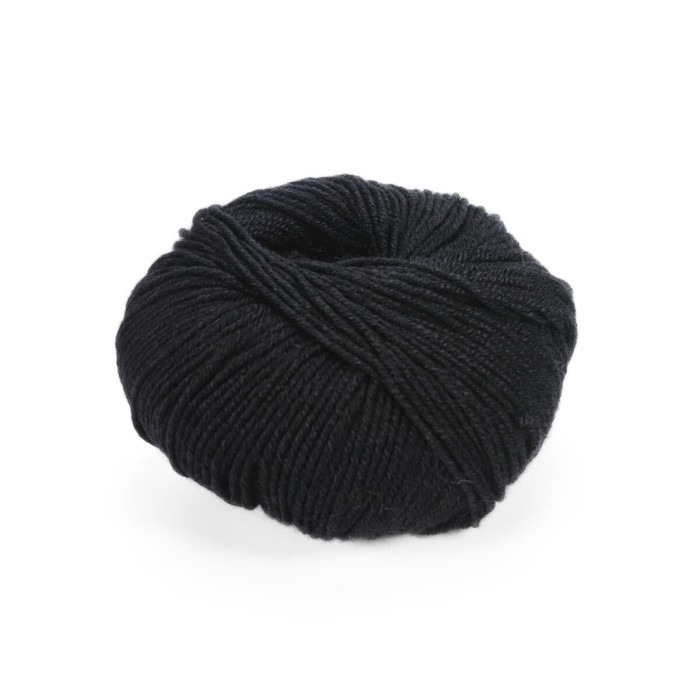 10008 Пряжа Lana Gatto Feeling, 50г - 140м, чорний, 70% вовна, 20% шовк, 10% кашемір