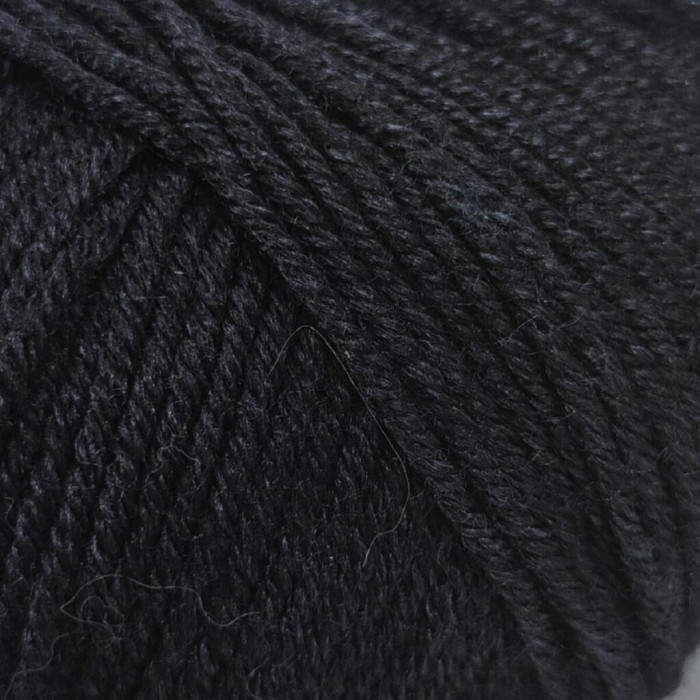 10008 Пряжа Lana Gatto Feeling, 50г - 140м, чорний, 70% вовна, 20% шовк, 10% кашемір