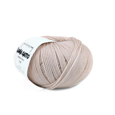 10011 Пряжа Lana Gatto Vip, 50г - 200м, пудровий, 80% вовна меринос екстрафайн, 20% кашемір