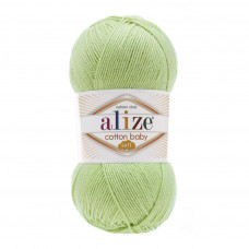 101 Пряжа Cotton Baby Soft 100гр - 270м (Салатовий) Alize(Знятий з виробництва)