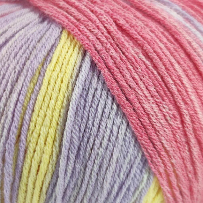 101 Пряжа шкарпеткова Laines du Nord Summer Sock, 80г - 340м, різнокольоровий, 88% бавовна, 12% нейлон