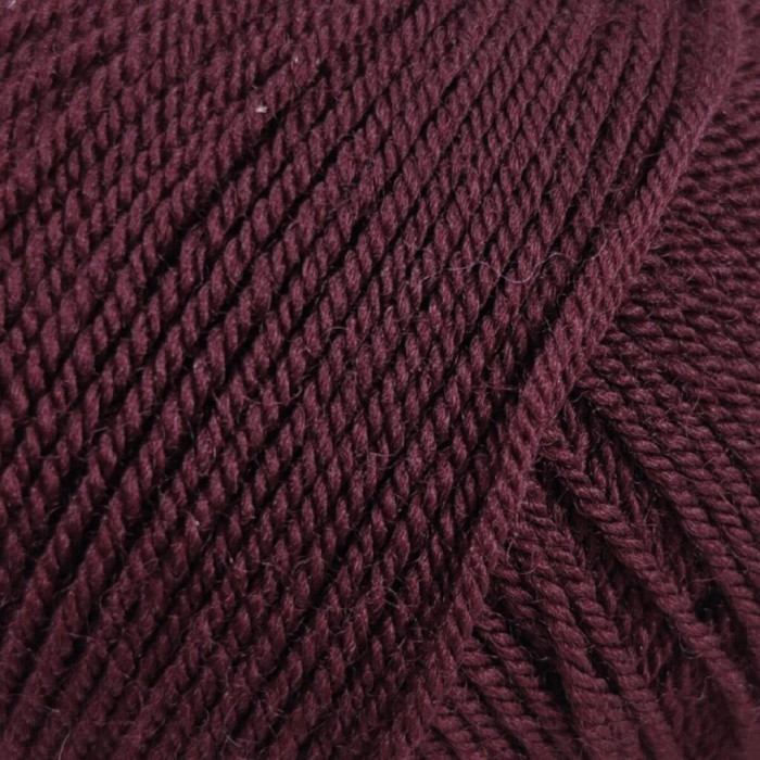 10107 Пряжа Lana Gatto Perlata D`Australia, 50г - 233м, вишня в шоколаді, 100% вовна