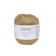 1011 Пряжа Laines du Nord Arme, 25г - 250м, золото, 59% металевий поліестер, 41% поліамід