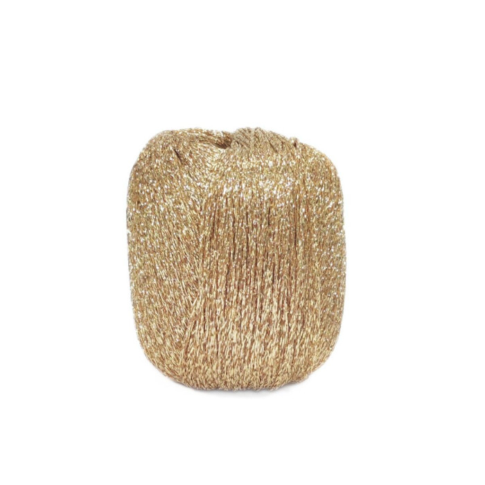 1011 Пряжа Laines du Nord Arme, 25г - 250м, золото, 59% металевий поліестер, 41% поліамід