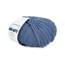 10173 Пряжа Lana Gatto Maxi Soft, 50г - 90м, джинс, 100% меринос екстрафайн