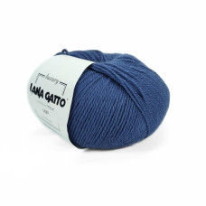 10175 Пряжа Lana Gatto Vip, 50г - 200м, синій, 80% вовна меринос екстрафайн, 20% кашемір